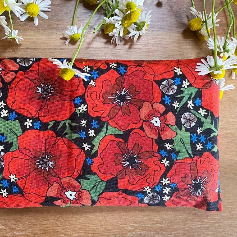 Linseed & Lavender Eye Pillow - Poppy