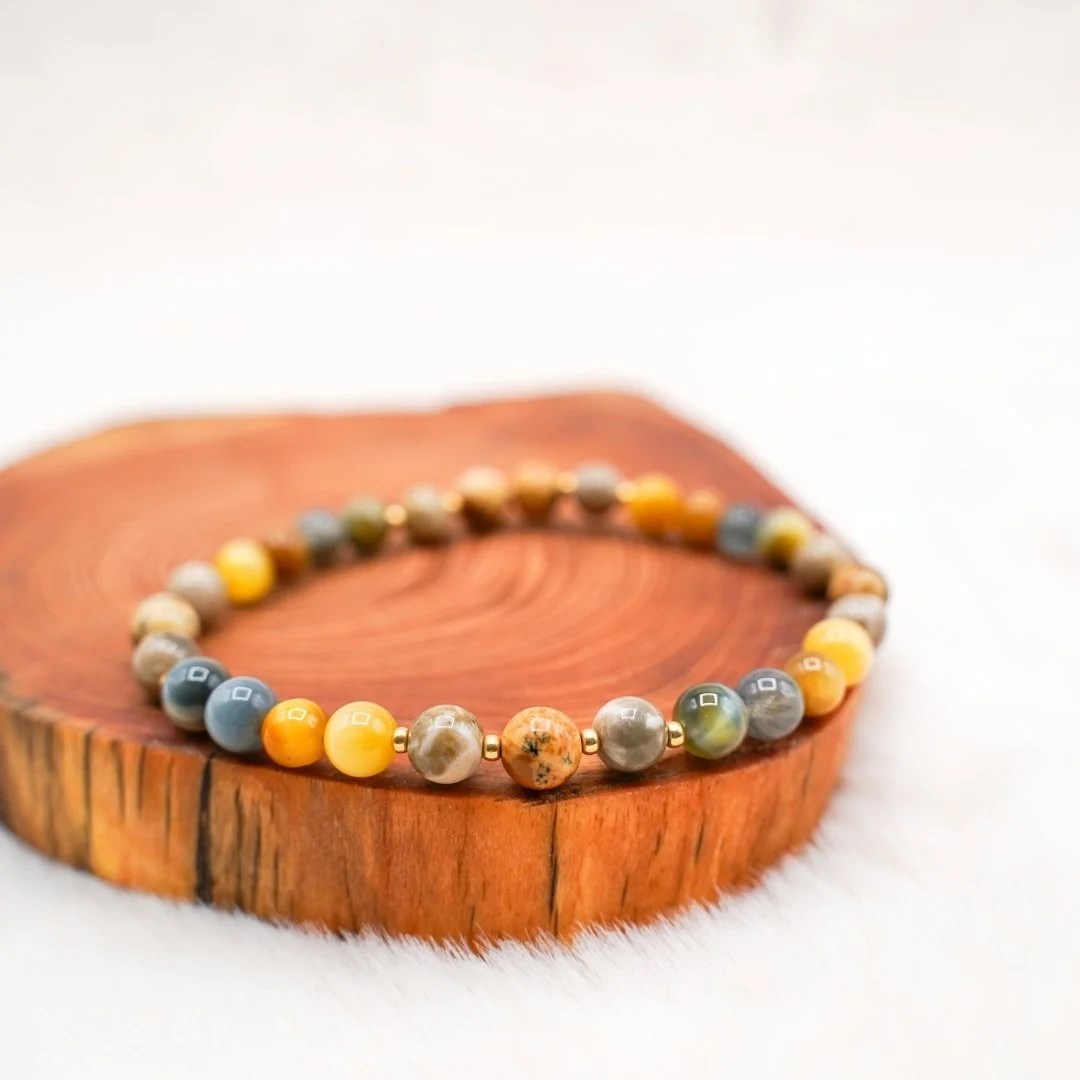 Semi-Precious Stones Bracelet - Small, Ganesha L'épicurieuse creations