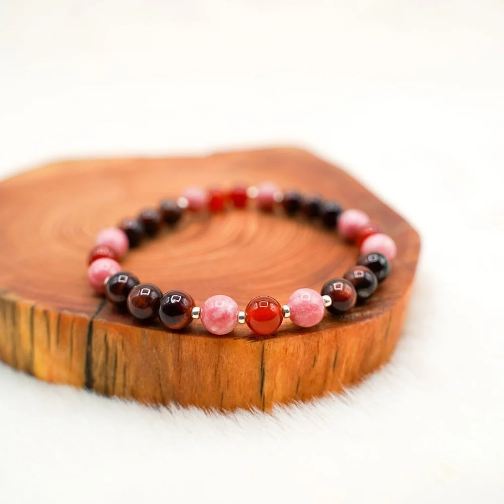 Semi-Precious Stones Bracelet - Large, Gaïa L'épicurieuse creations