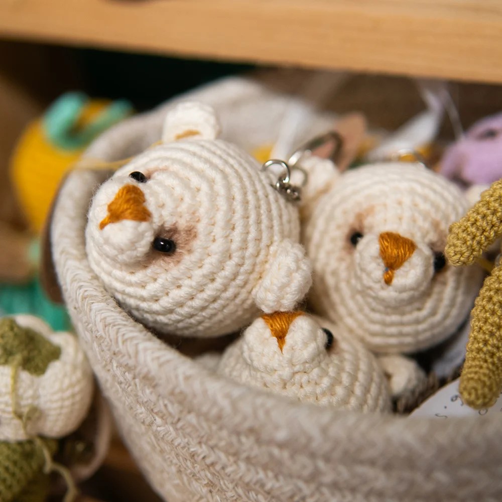 Bear keyring Small factory of dreams