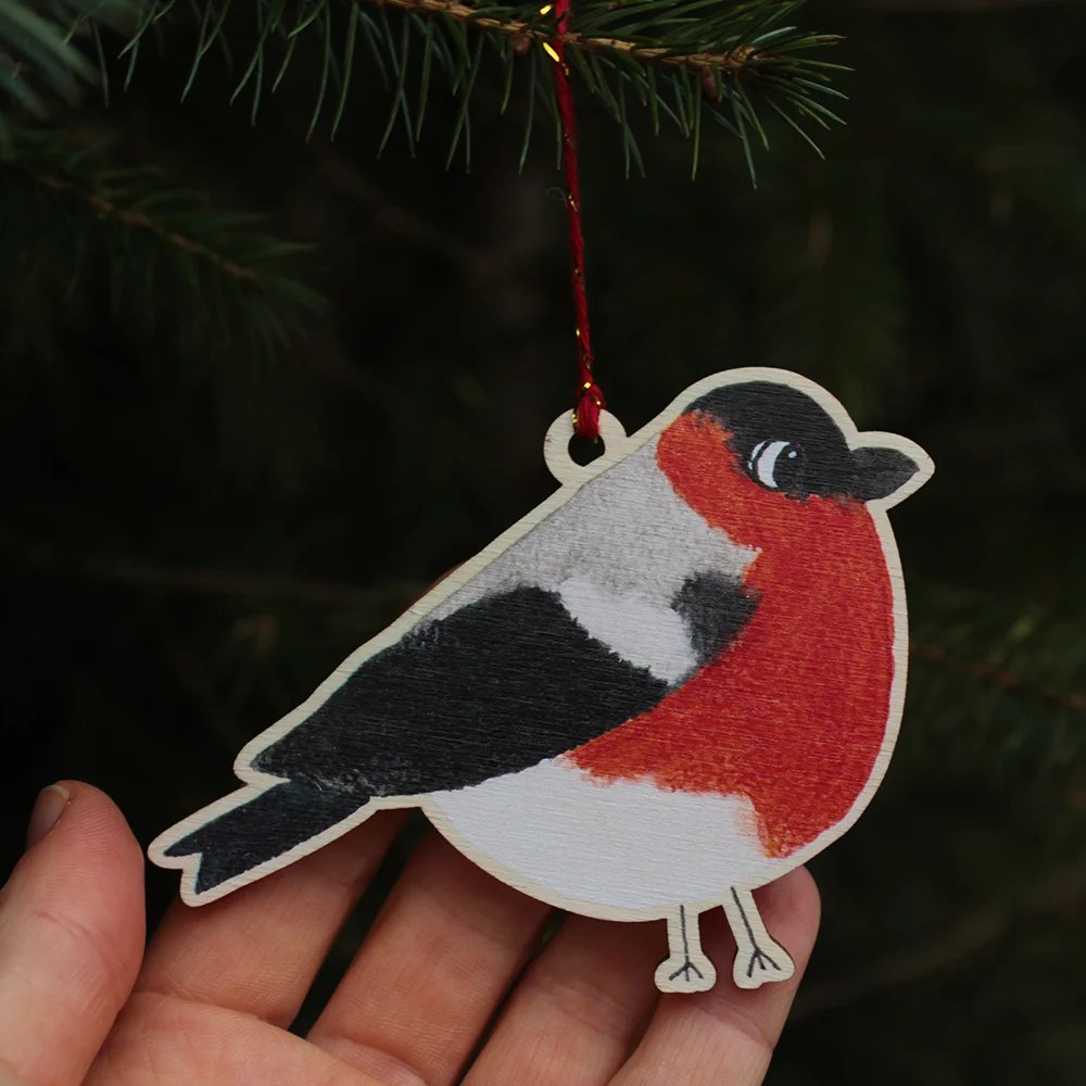 Bird Wood Decoration