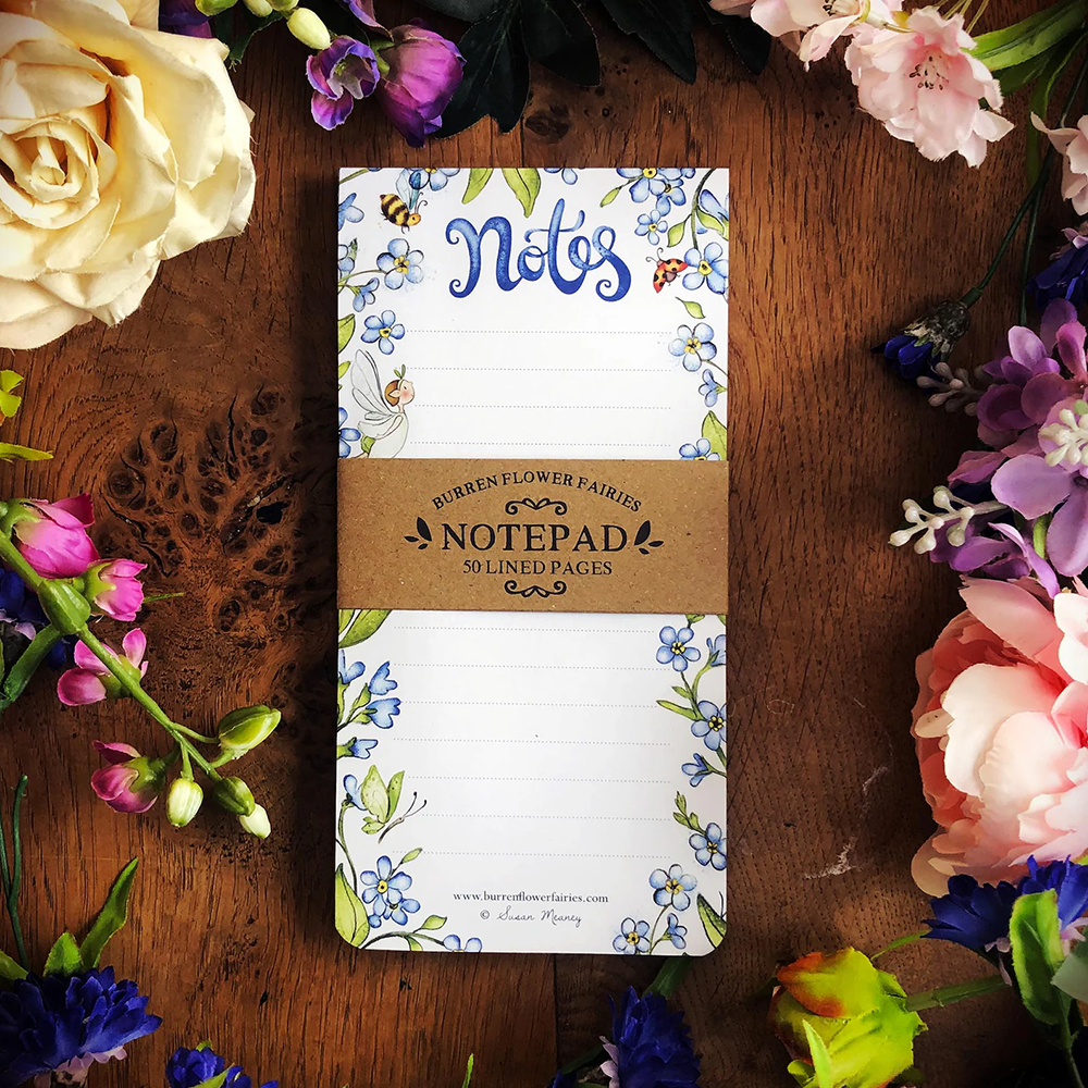 Notepad - Notes Burren Flower Fairies