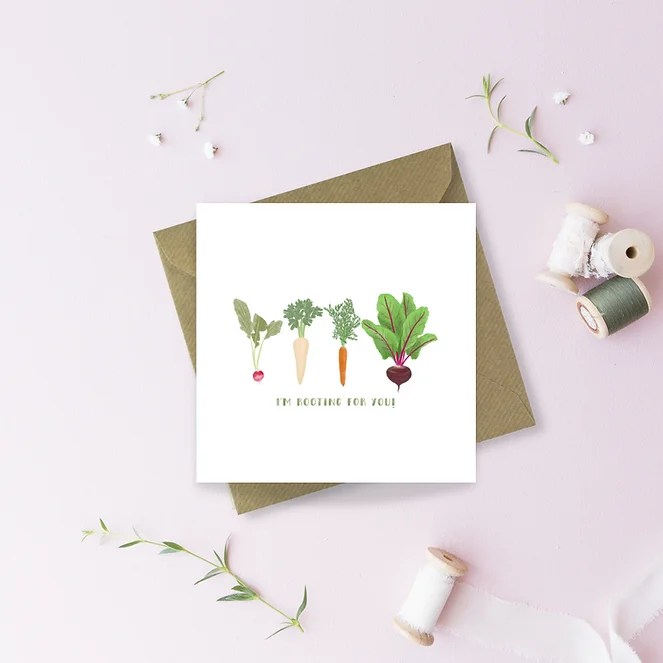 Greeting card - Rooting for you
