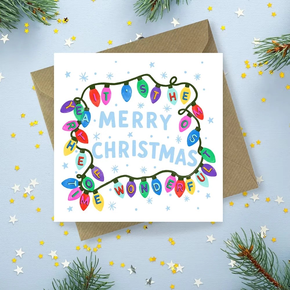 Sayers Christmas card - Wonderful time Sayers Studio