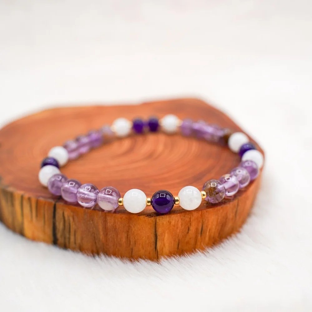 Semi-Precious Stones Bracelet - Large, Divine L'épicurieuse creations