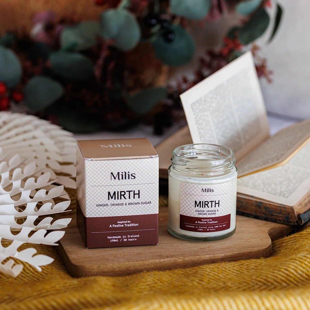 Milis Christmas Candle - Mirth