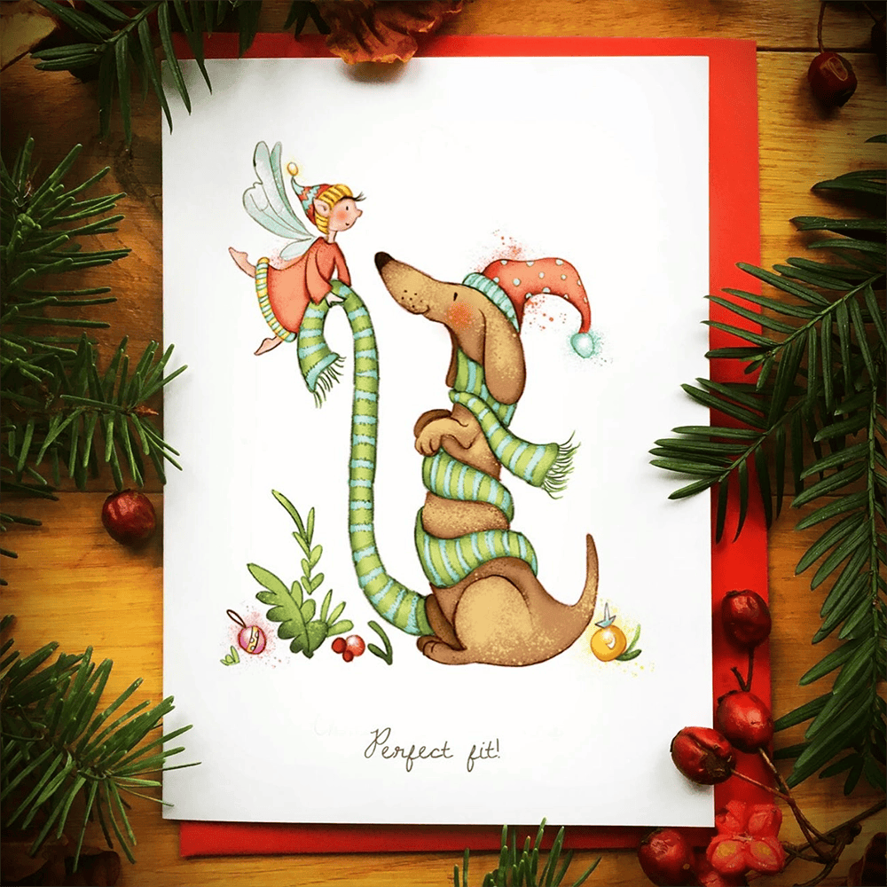 Christmas cards - Burren Flower Fairies - Perfect fit!