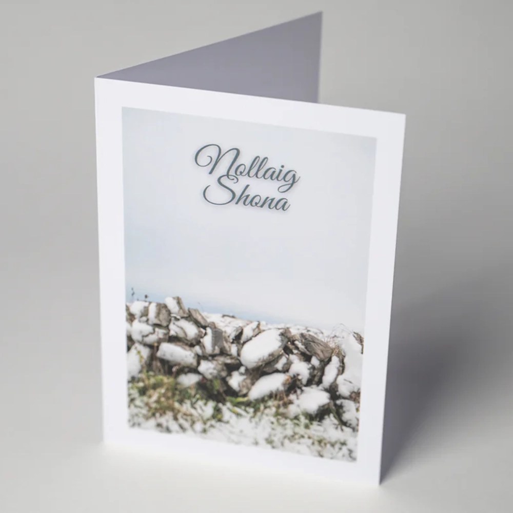 Christmas card - Snowy Wall Siar Photography