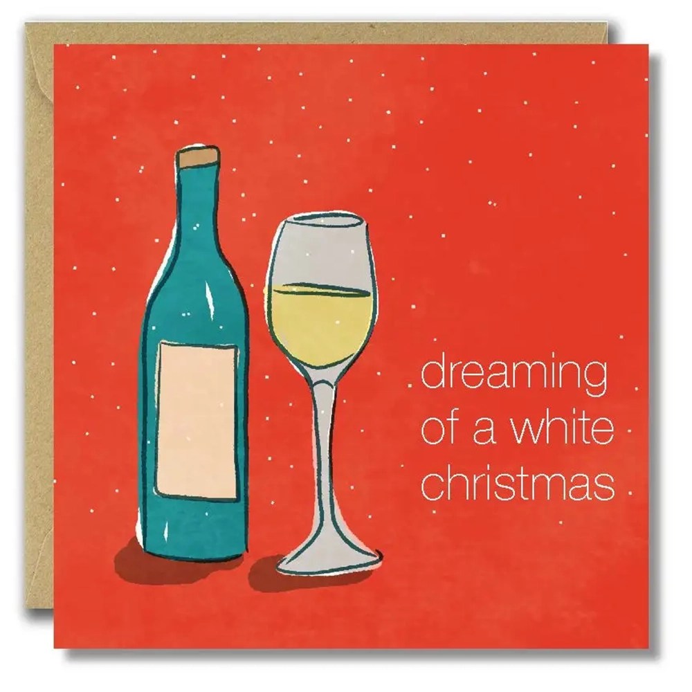 Christmas greeting cards - She Designs He Prints - Dreaming of a white Christmas