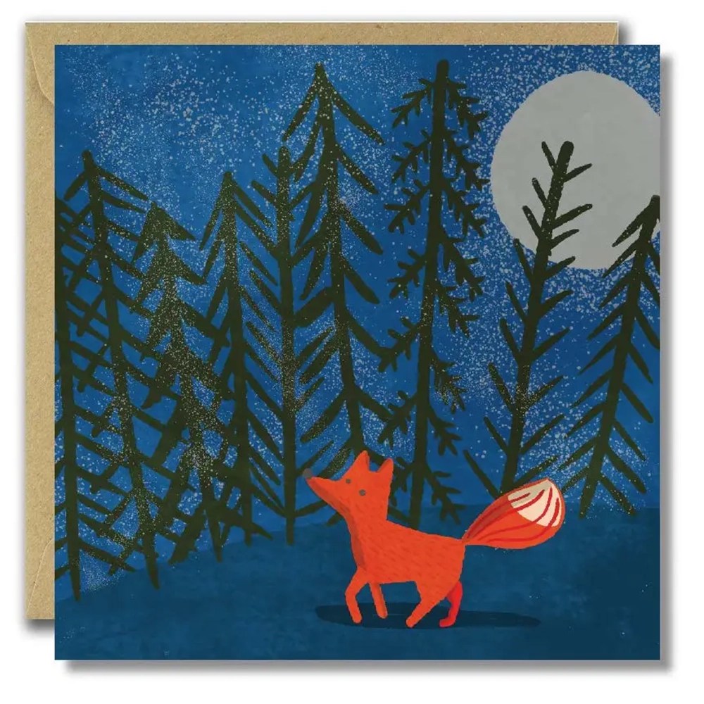 Christmas greeting cards - She Designs He Prints - Foxy Christmas