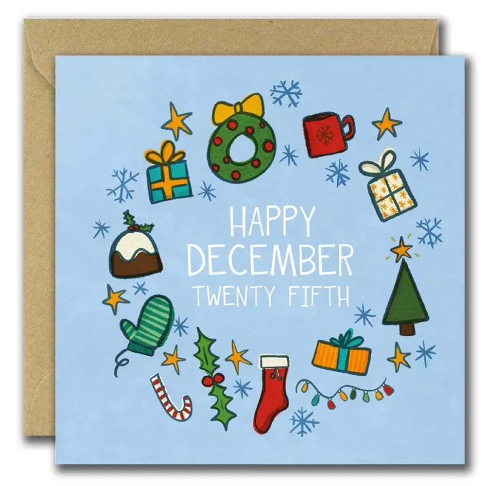 Christmas greeting cards - She Designs He Prints - Happy December