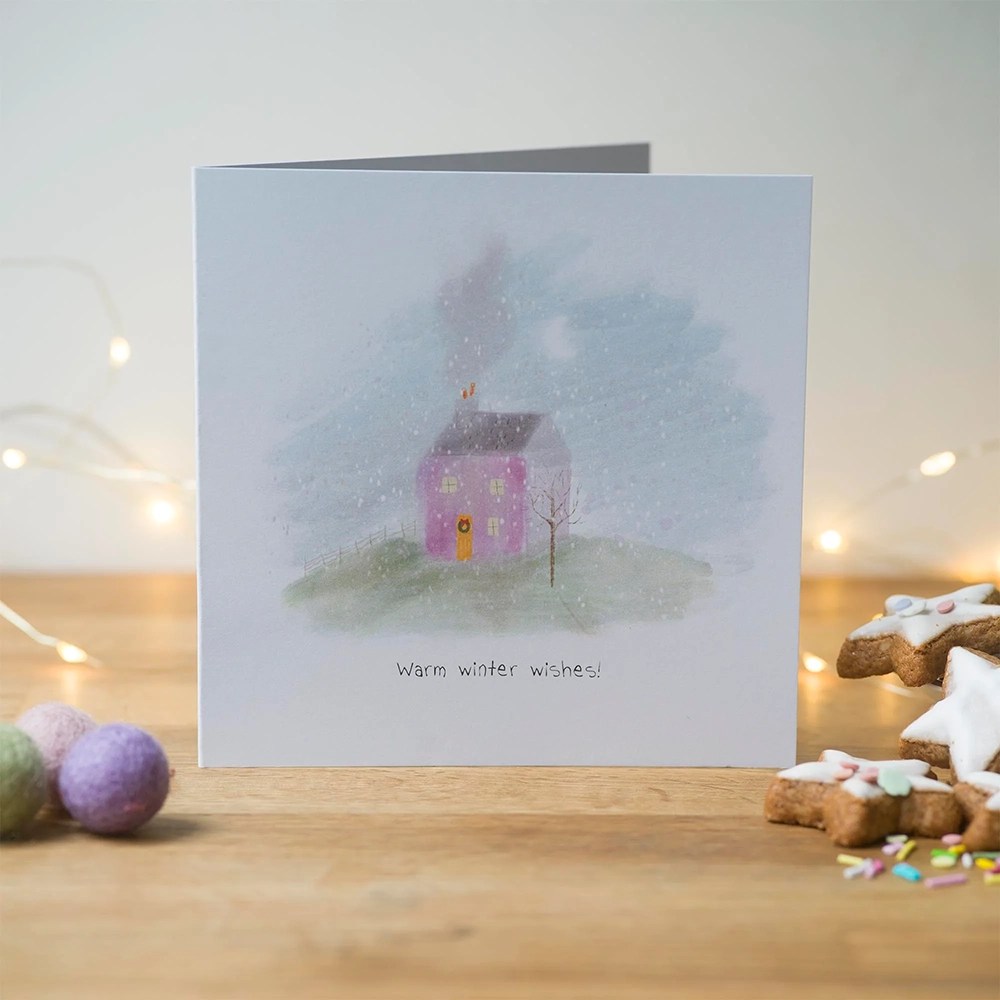 Greeting card - Christmas (Pear Shaped Studio) - Warm winter wishes
