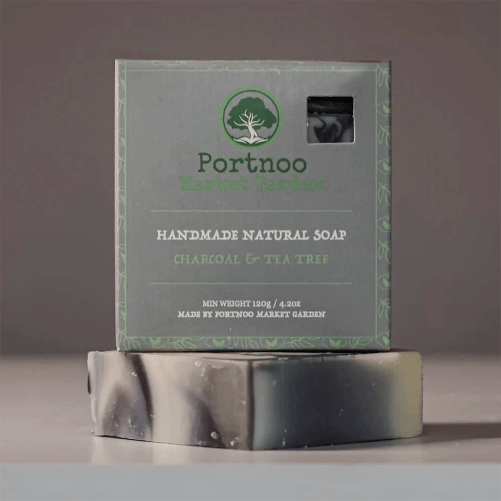 Portnoo Market Garden Soap - Charcoal and Tea Tree
