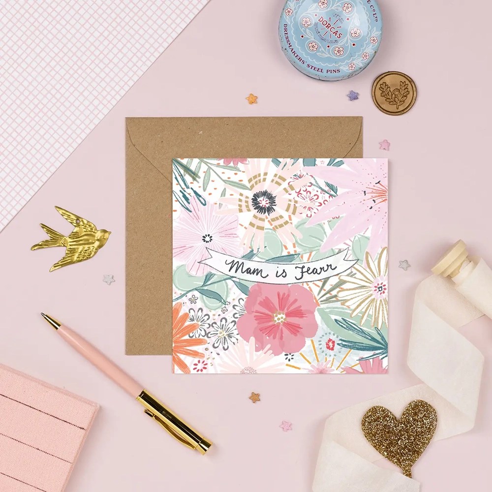 Greeting card - Mammy - Mam is fearr Pickled Pom Pom
