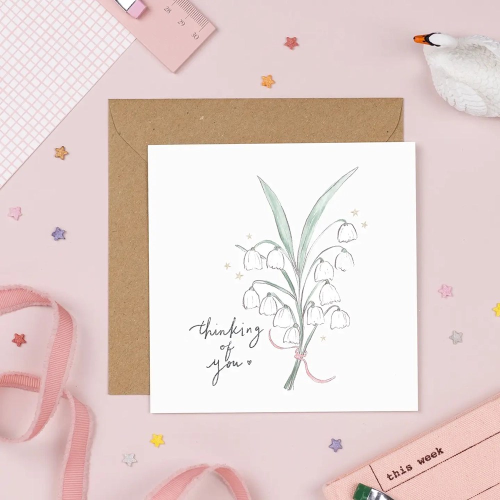 Greeting card - Thinking of you Pickled Pom Pom