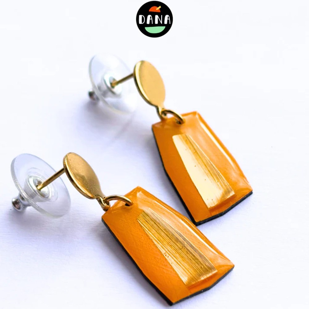The Ella earrings - Yellow/gold