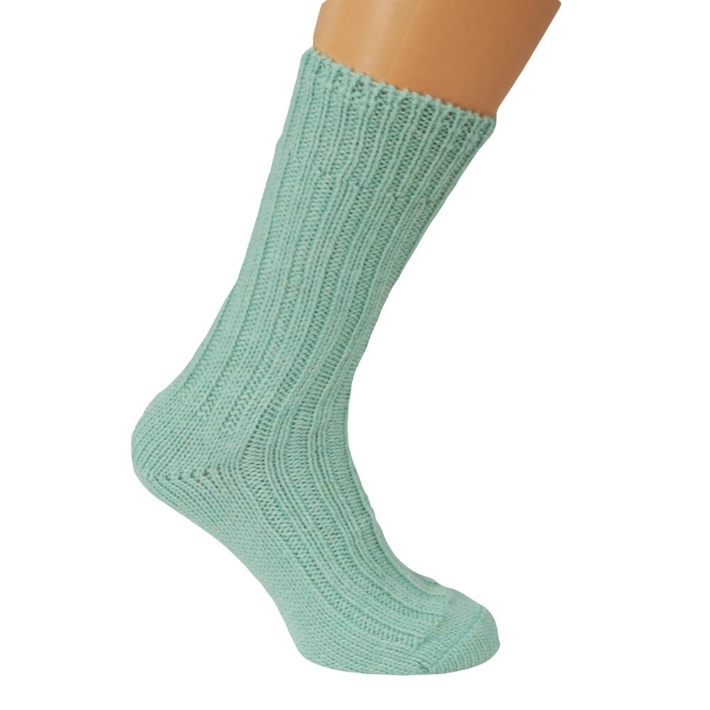 Socks - 100% pure new wool - Medium, Mint
