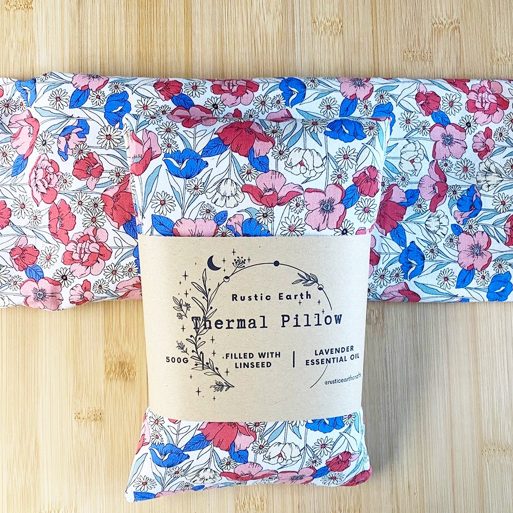Thermal Pillow - Blue and red