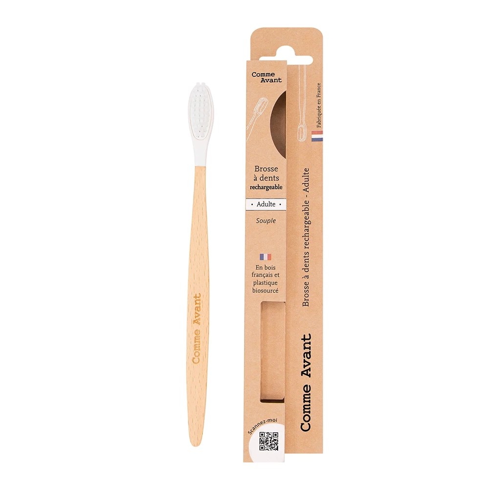 Wooden Toothbrush - Adult - Soft