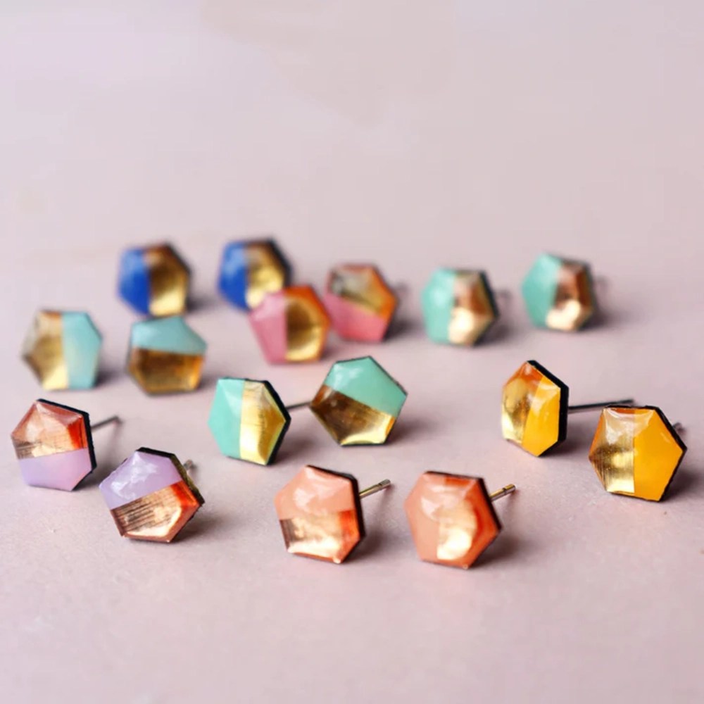 Nugget stud earrings DANA Jewellery