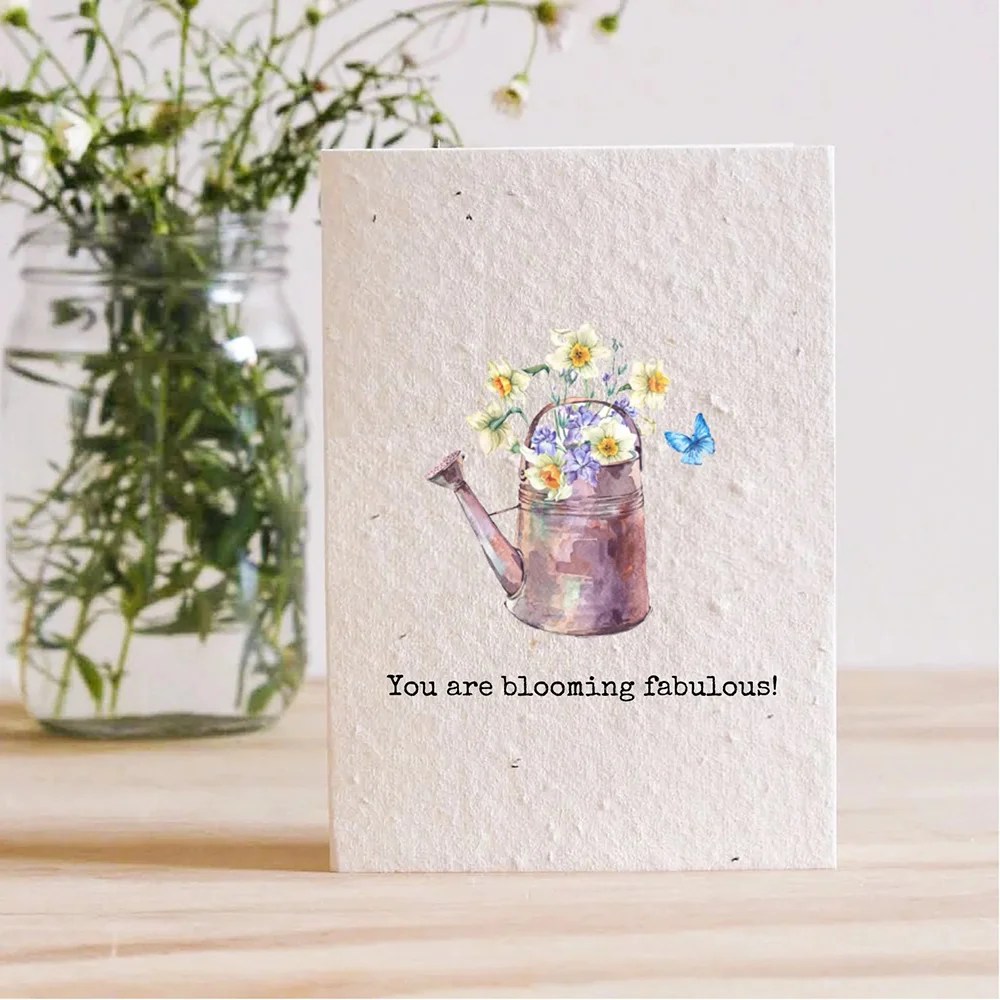 You Are Blooming Fabulous Plantable Card Love Ireland