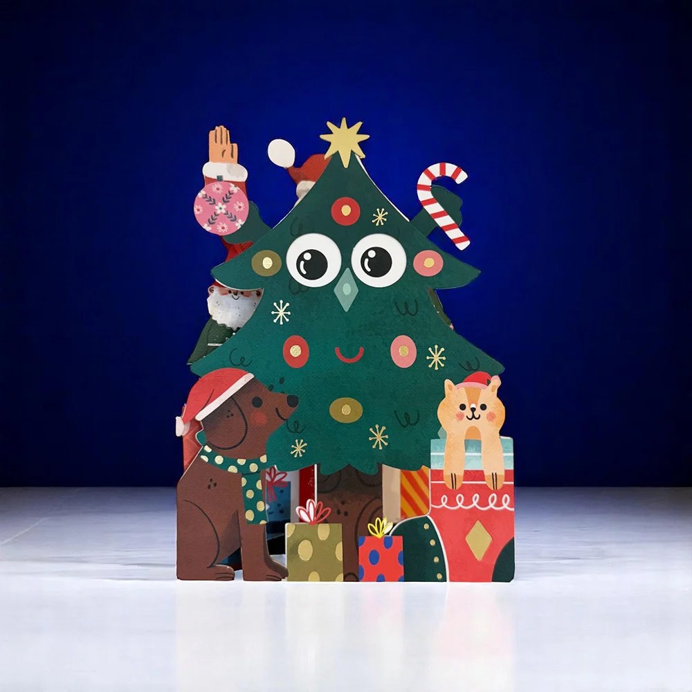 Wobbly Christmas Card Alljoy Design