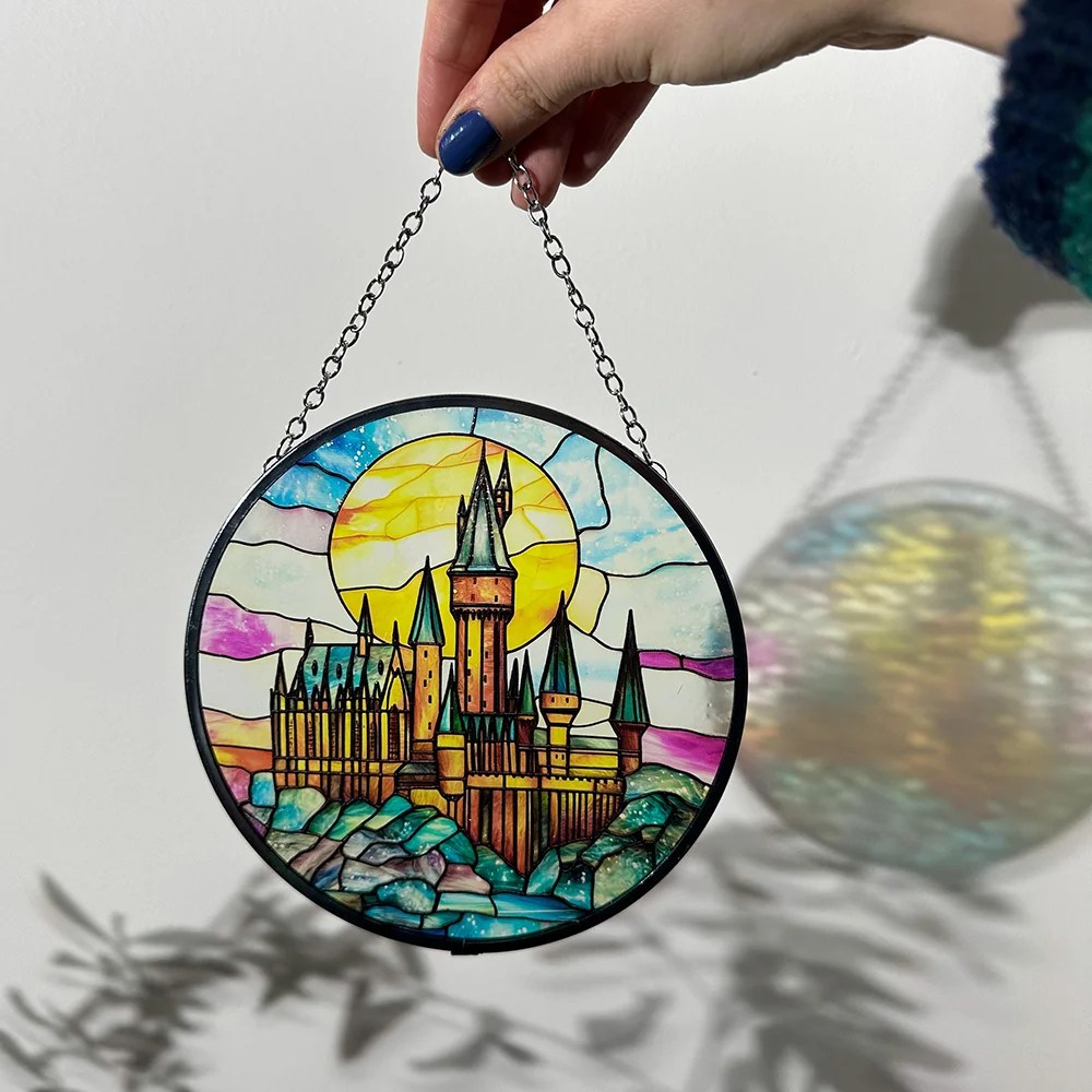 Stained Glass Suncatcher - Magical Castle