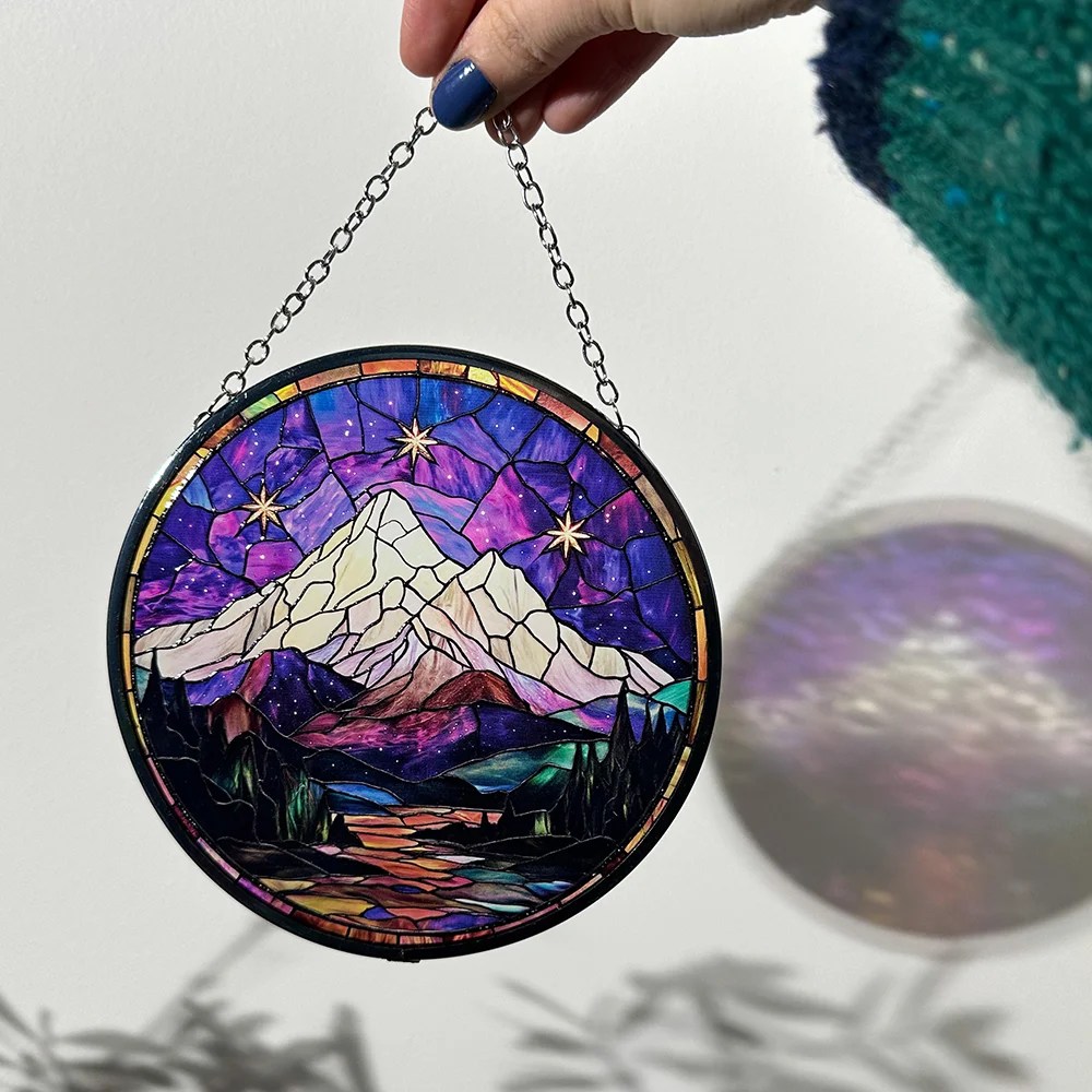 Stained Glass Suncatcher Sonnet and Fable