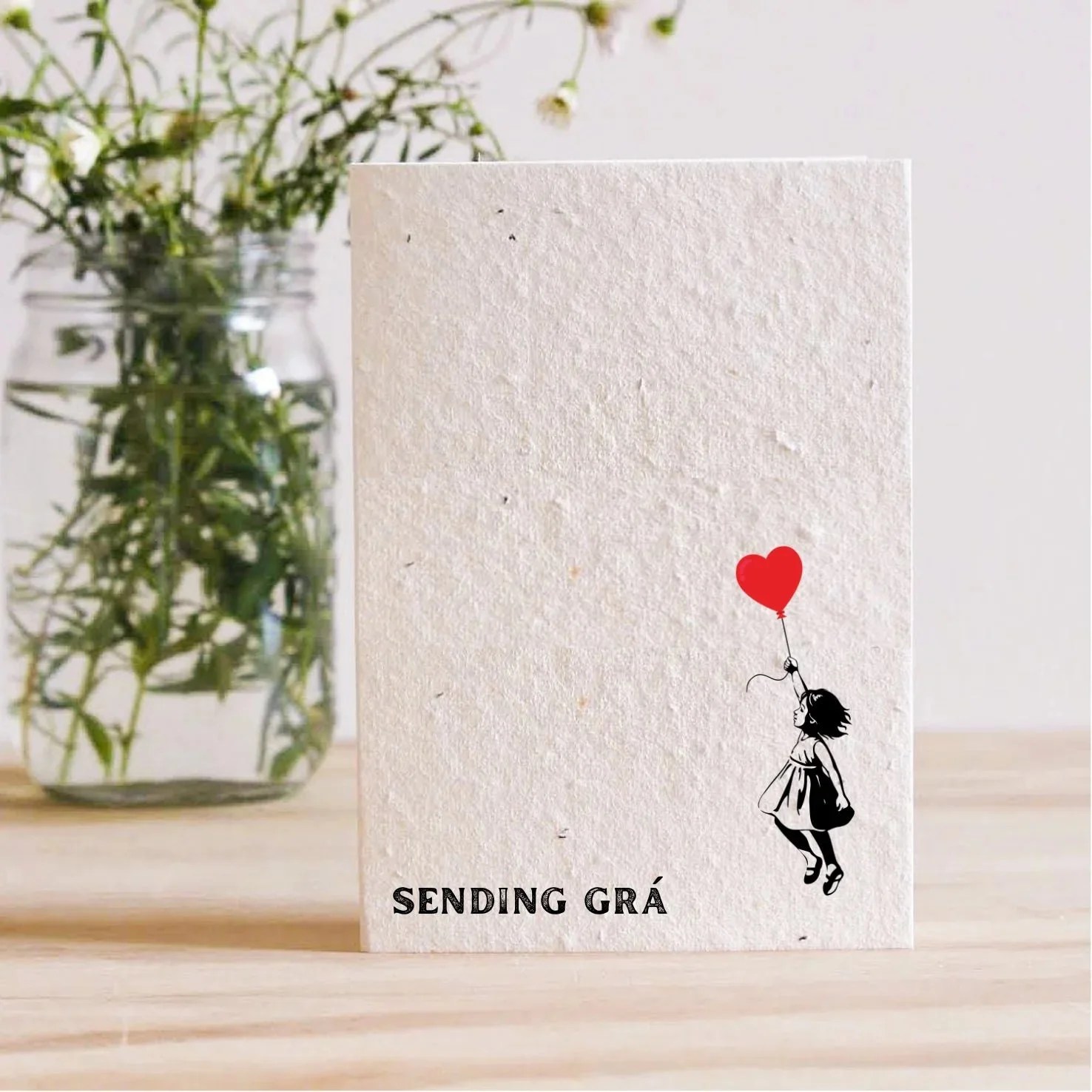 Sending Grá Plantable Card Love Ireland