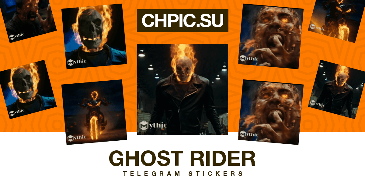 Ghost Rider Telegram Stickers
