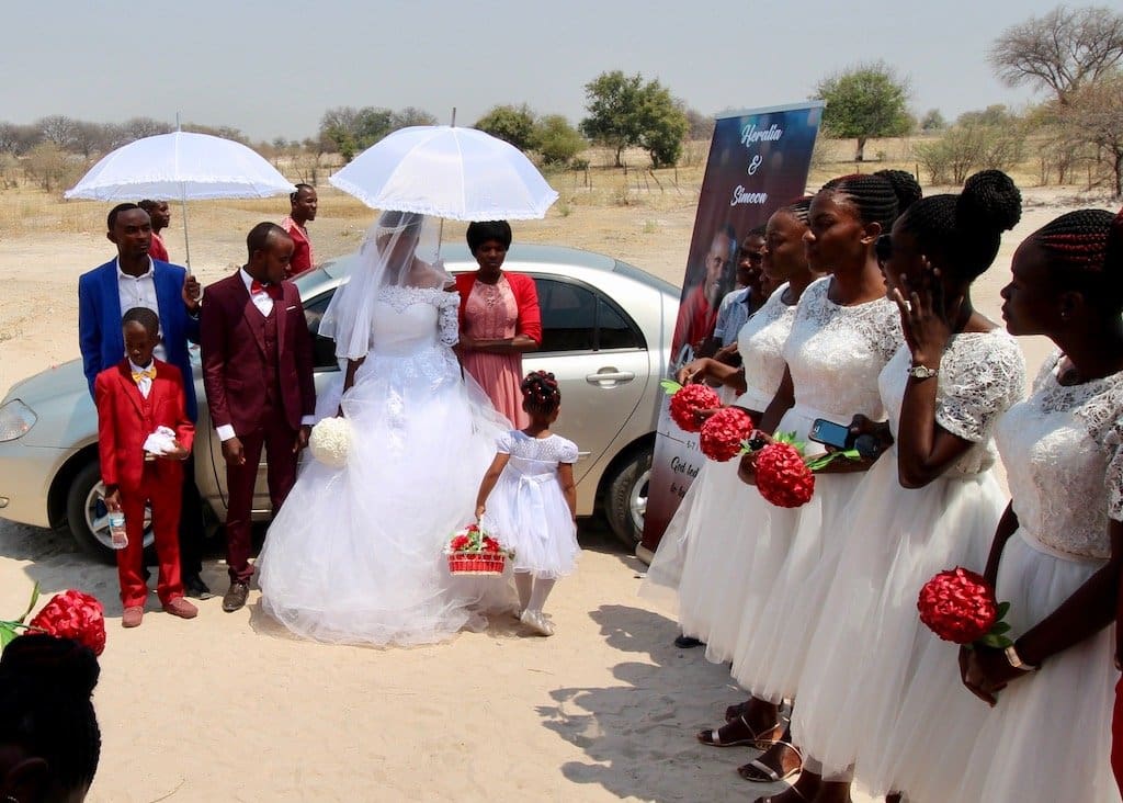 A very special Owambo wedding day! Chris in Namibia