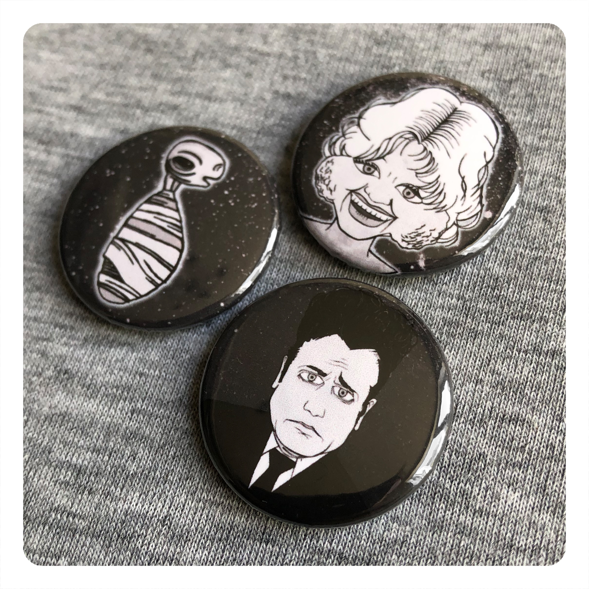 eraserhead badges by chris cowdrill