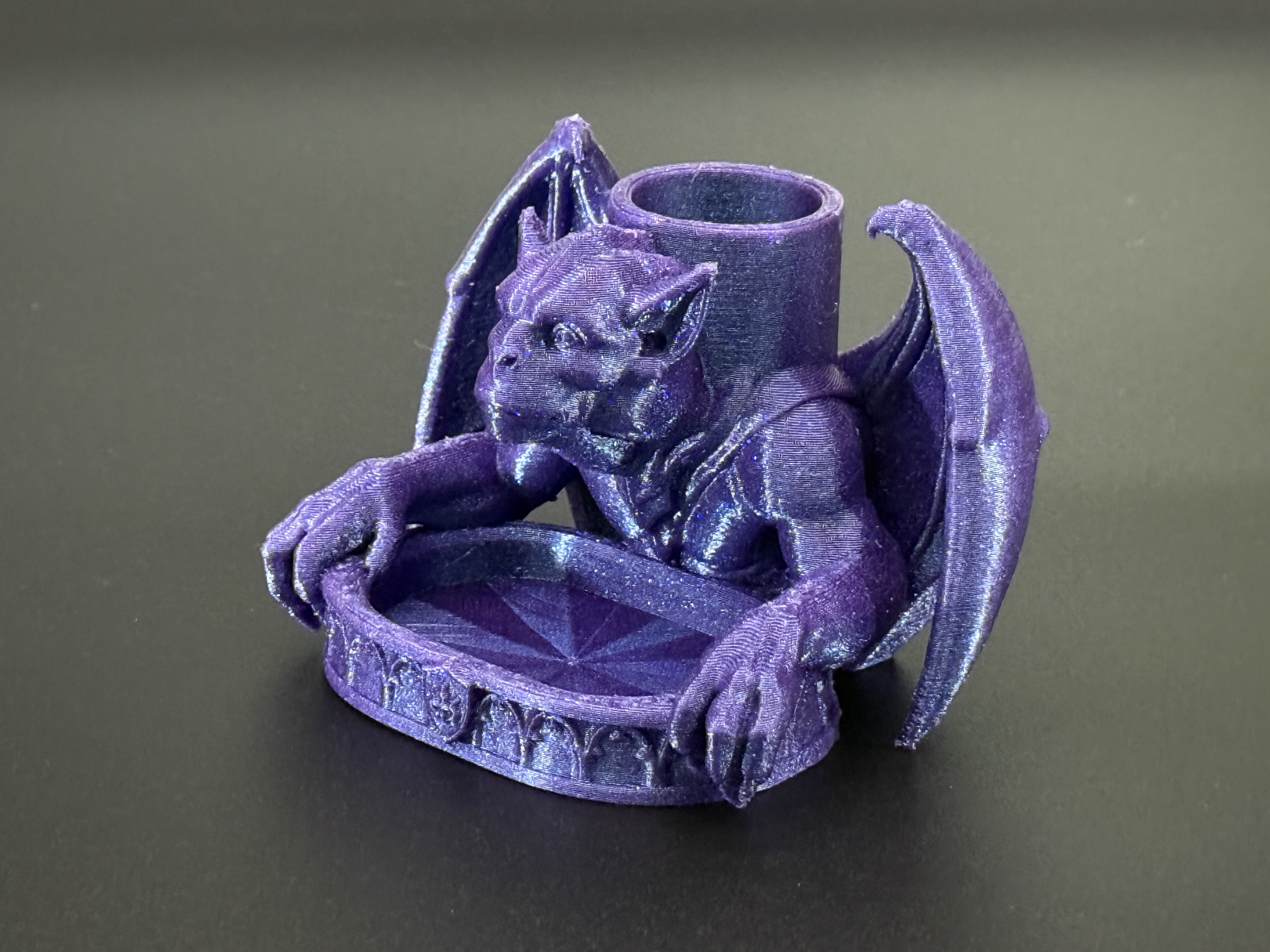 Gargoyle Desk Organizer – 3D Printed Pen & Pencil Holder
