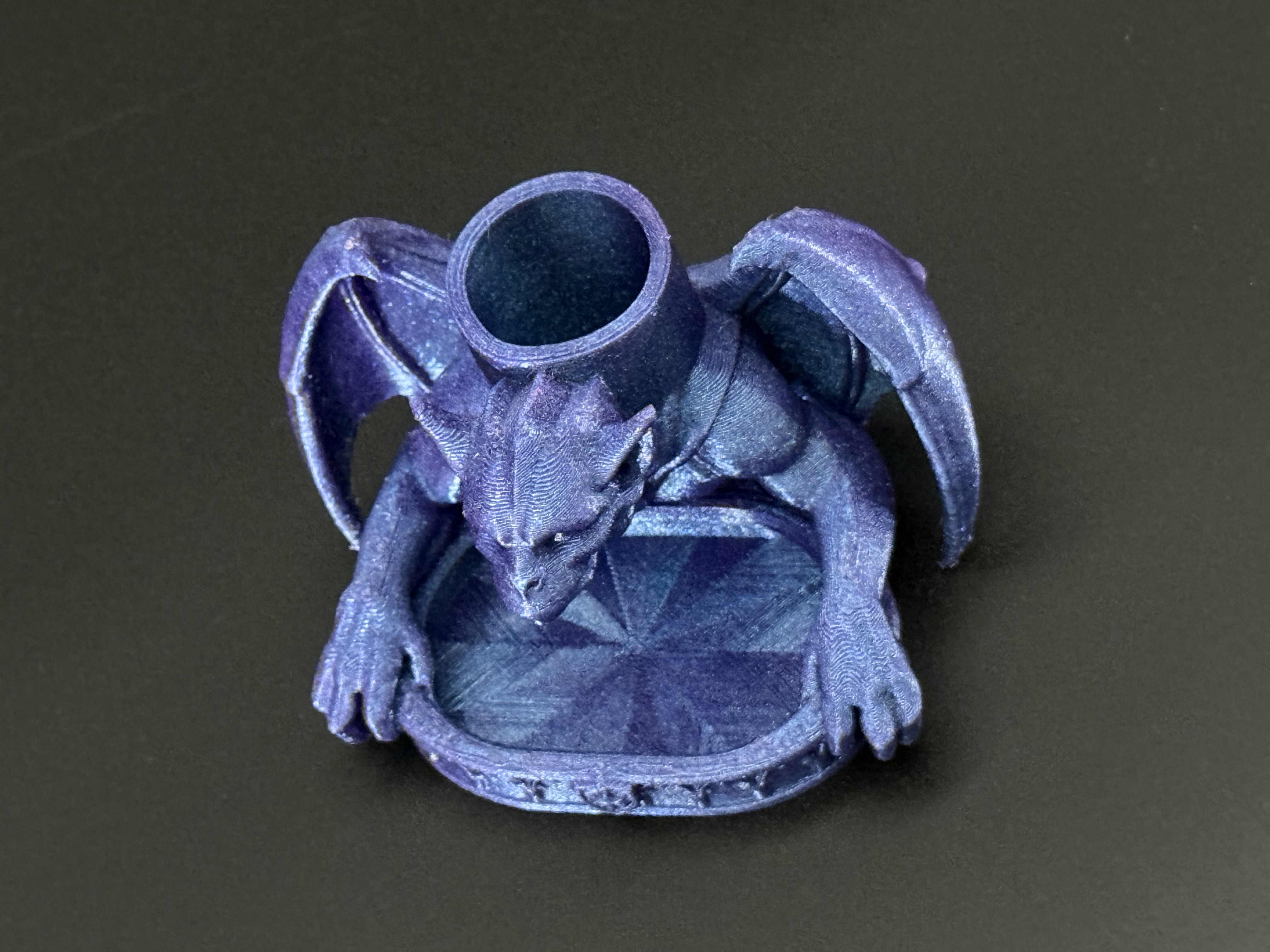 Gargoyle Desk Organizer – 3D Printed Pen & Pencil Holder