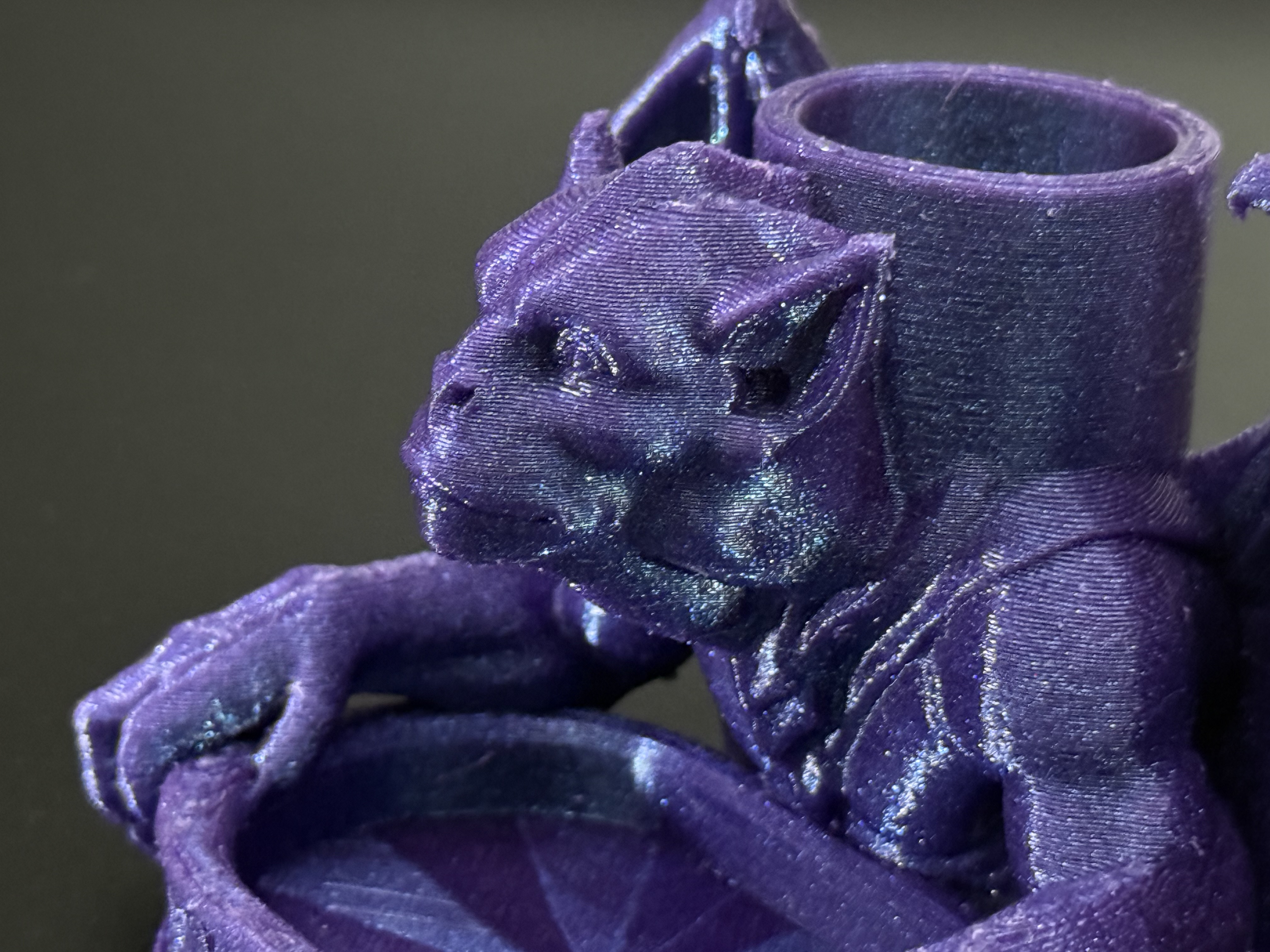 Gargoyle Desk Organizer – 3D Printed Pen & Pencil Holder