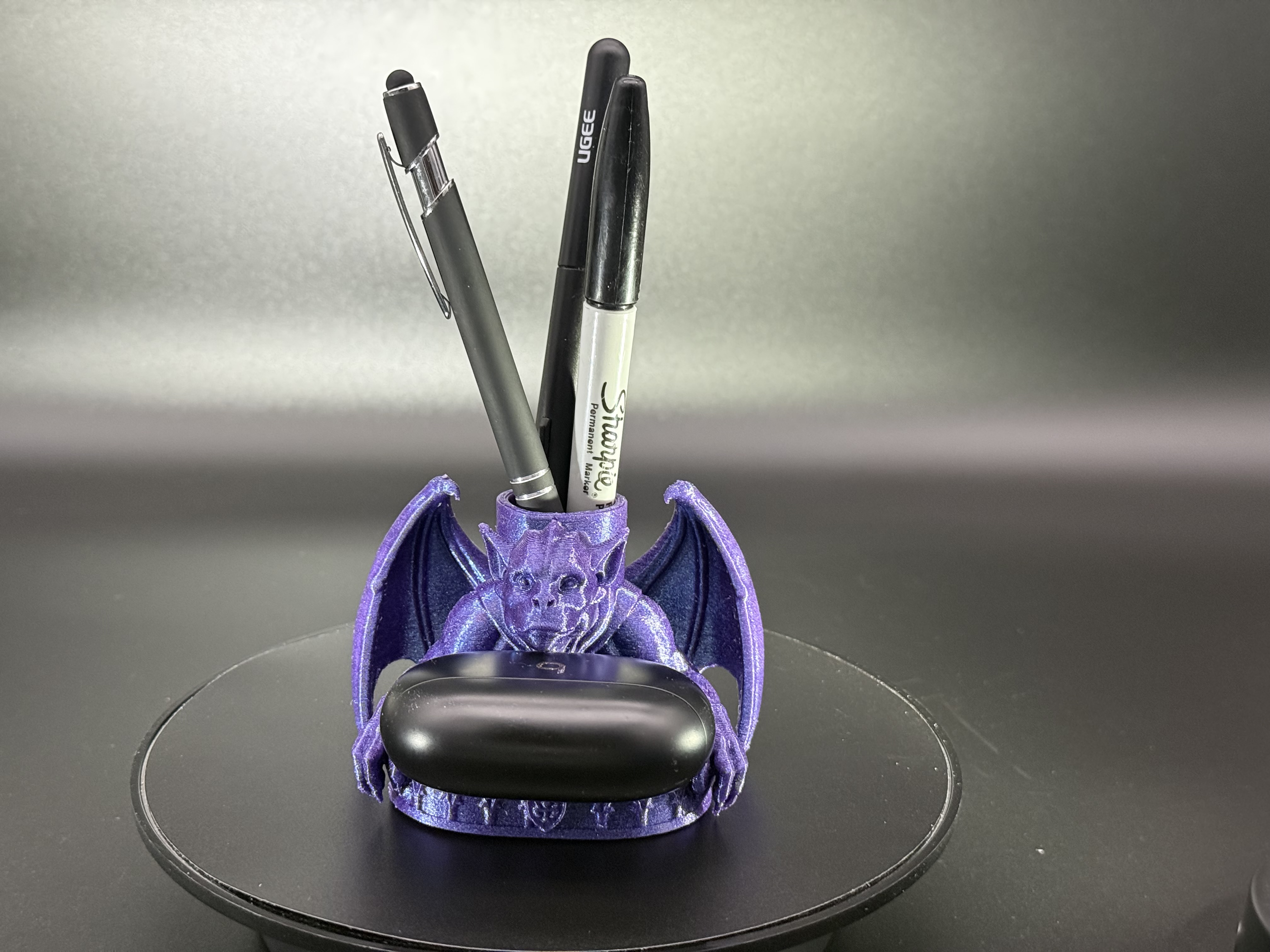 Gargoyle Desk Organizer – 3D Printed Pen & Pencil Holder