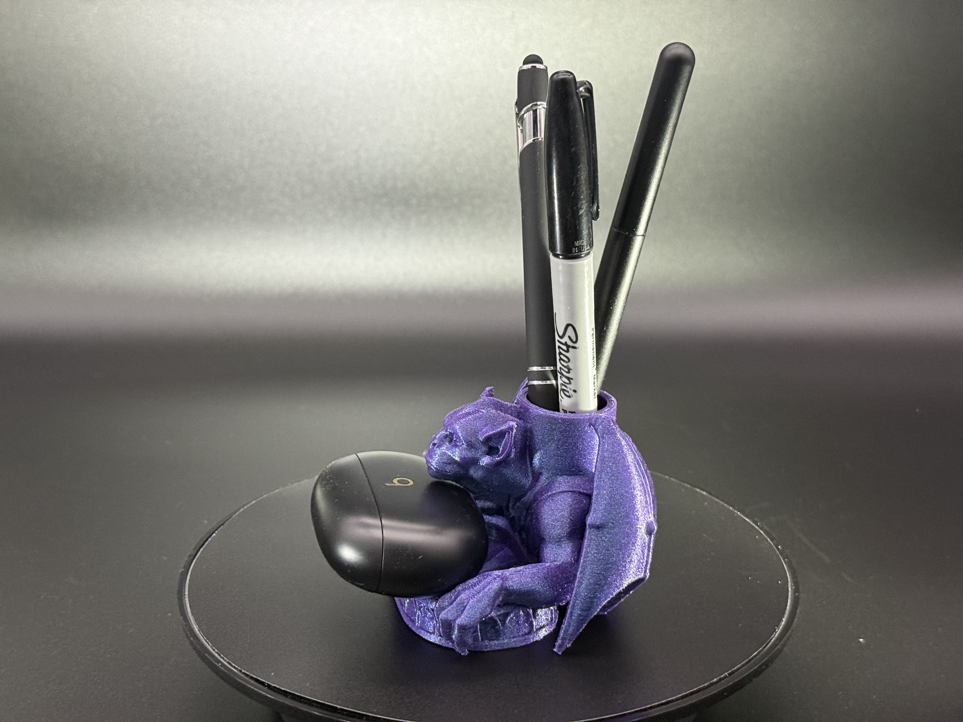 Gargoyle Desk Organizer – 3D Printed Pen & Pencil Holder