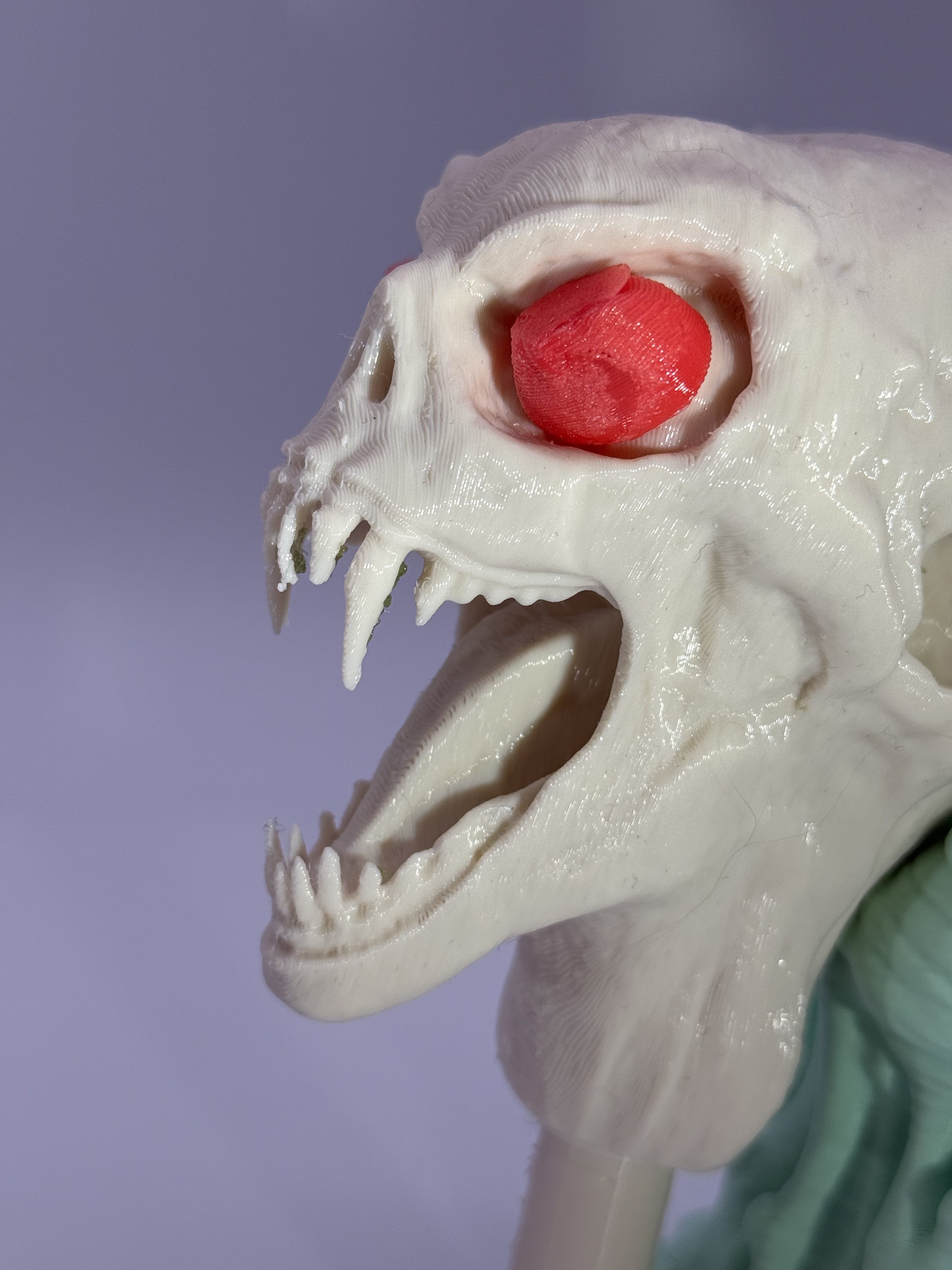 Vampire Bat Head – 3D Printed Gothic Wall Decor
