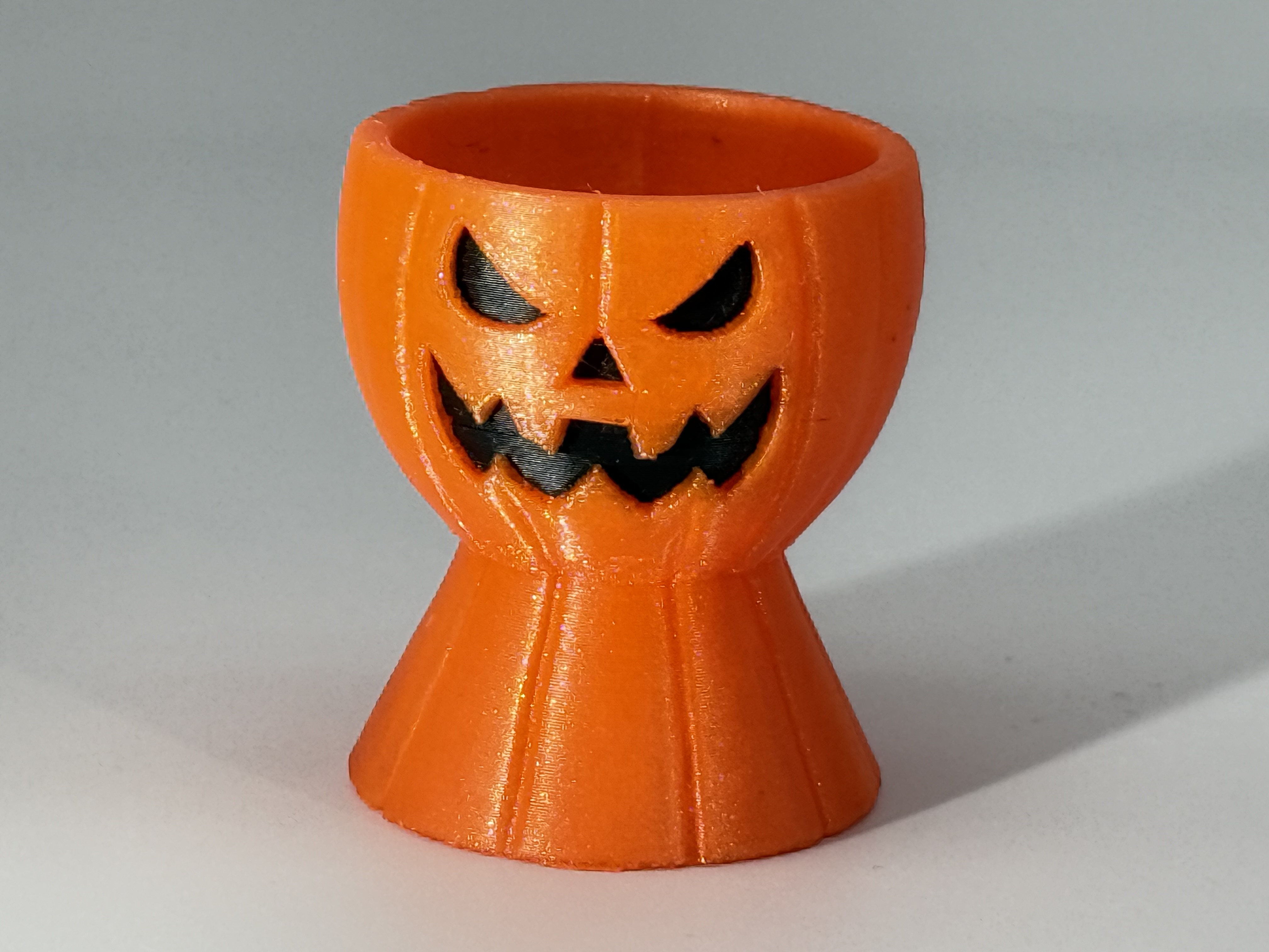 Jack-O’-Lantern Egg Cup – Multicolor Halloween Egg Holder