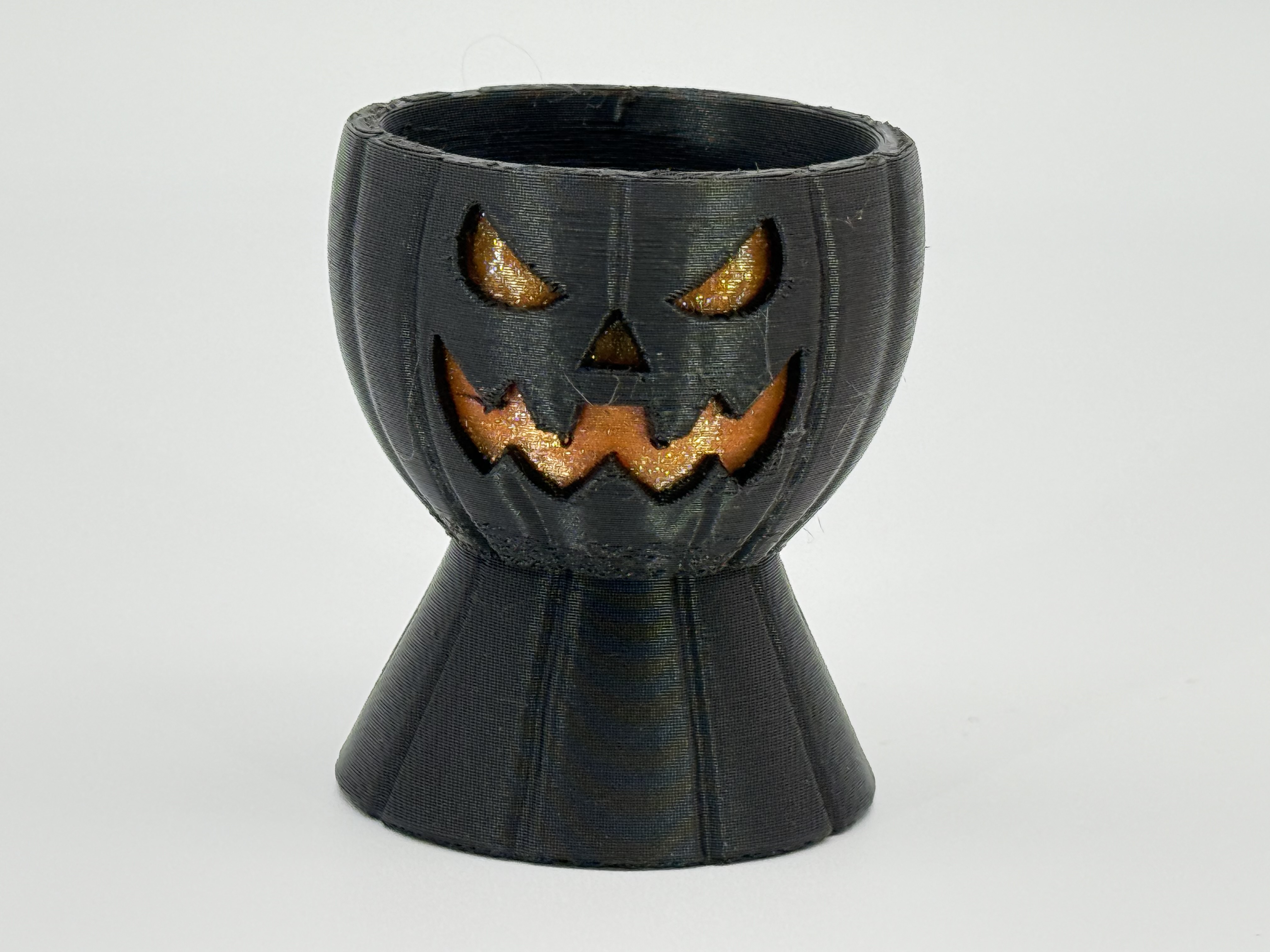 Jack-O’-Lantern Egg Cup – Multicolor Halloween Egg Holder