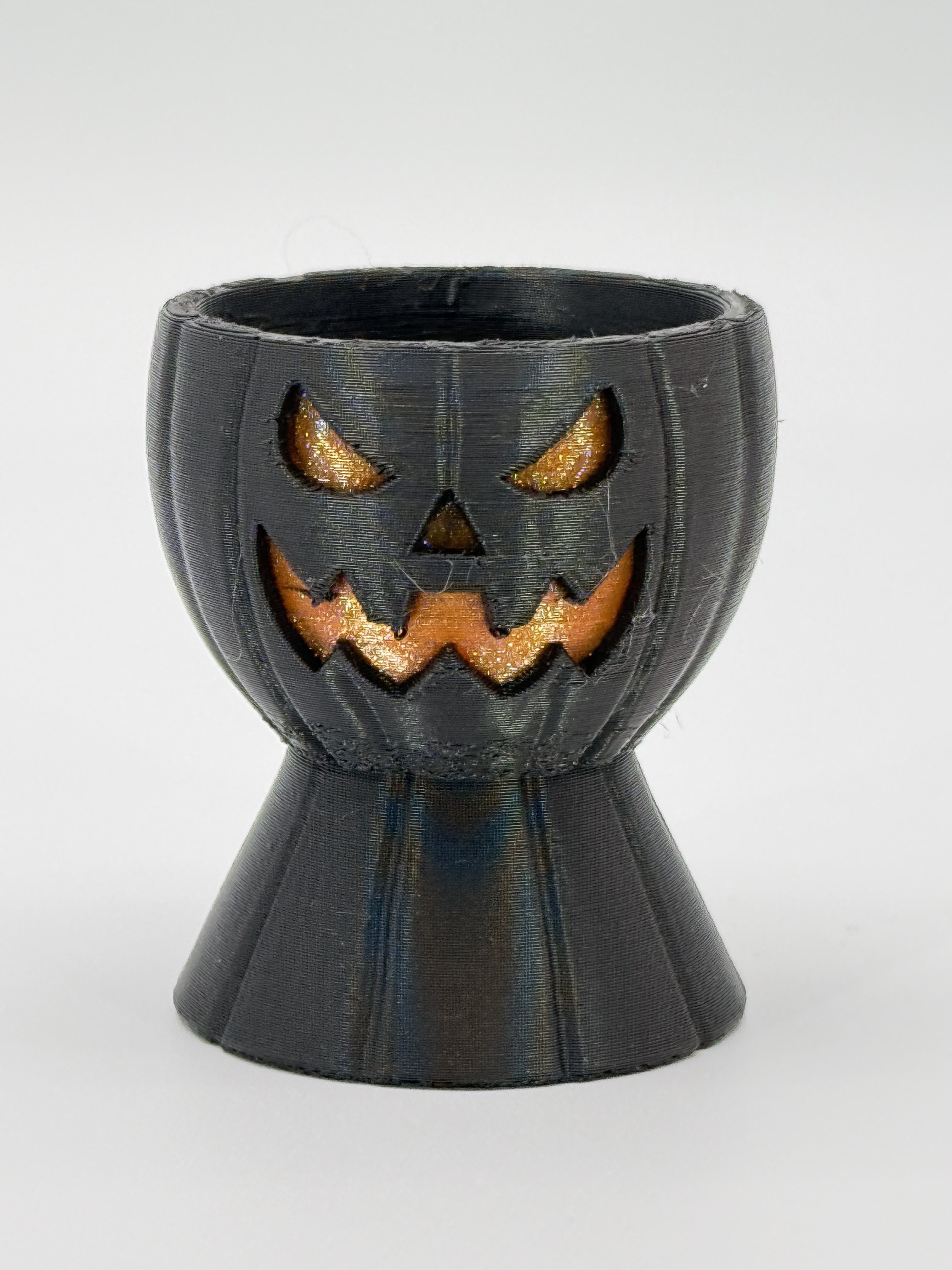 Jack-O’-Lantern Egg Cup – Multicolor Halloween Egg Holder