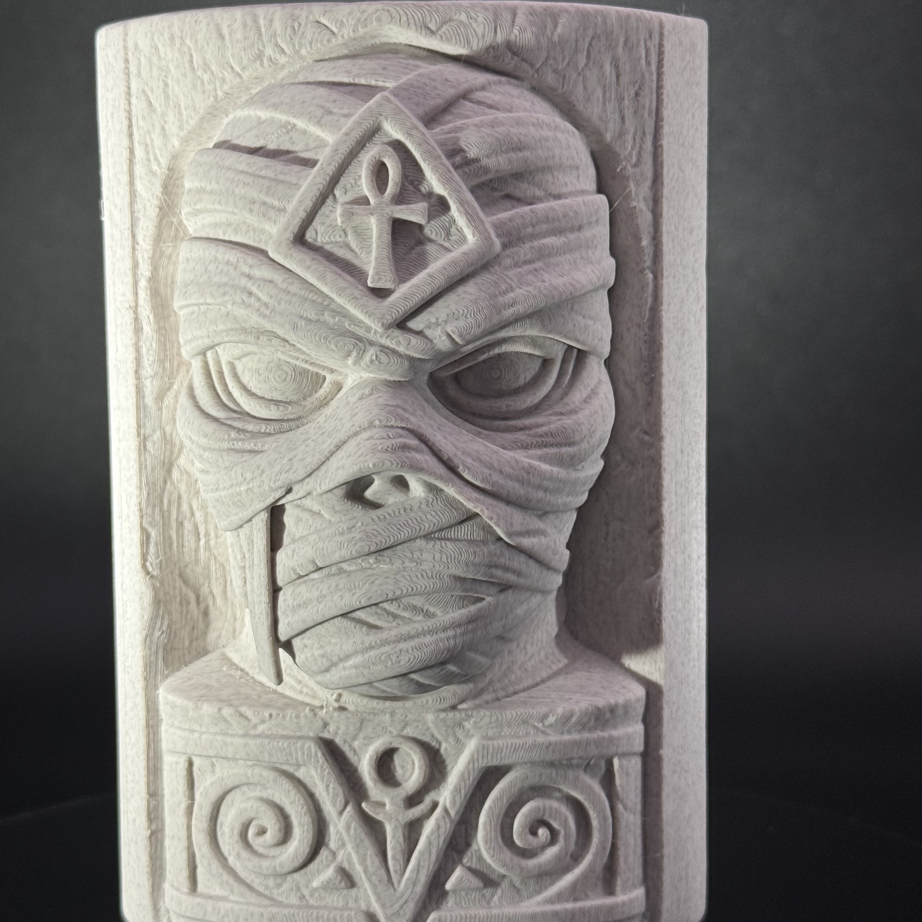 Mummy Bust – Classic Horror Creature Sculpture