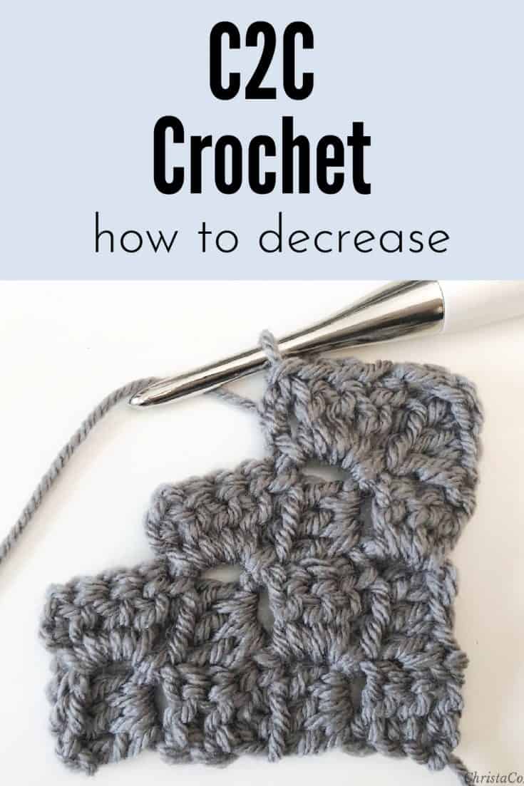 How To Decrease C2c Crochet Tutorial Christacodesign - Geometric Background Collection - 8K Quality