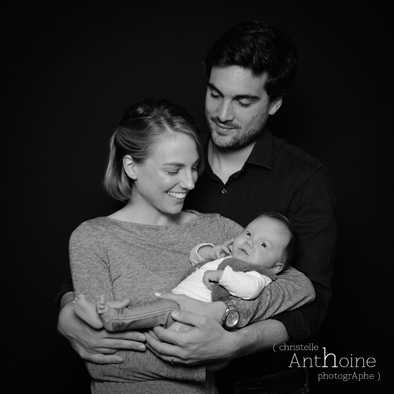 Portrait studio photo bébé saint brieuc photographe Christelle Anthoine bretagne côtes d'amor