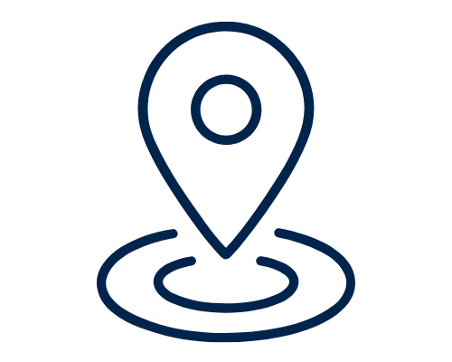 Icons representing Christ-centered events, DMV region, in-person gatherings, public events, and event updates