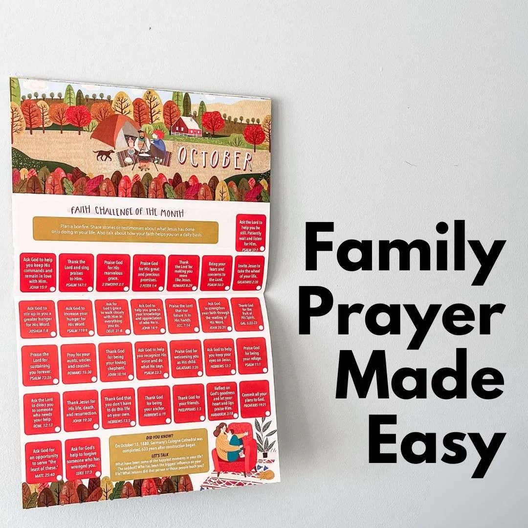 Family Prayer Made Easy with the Family Prayer Calendar