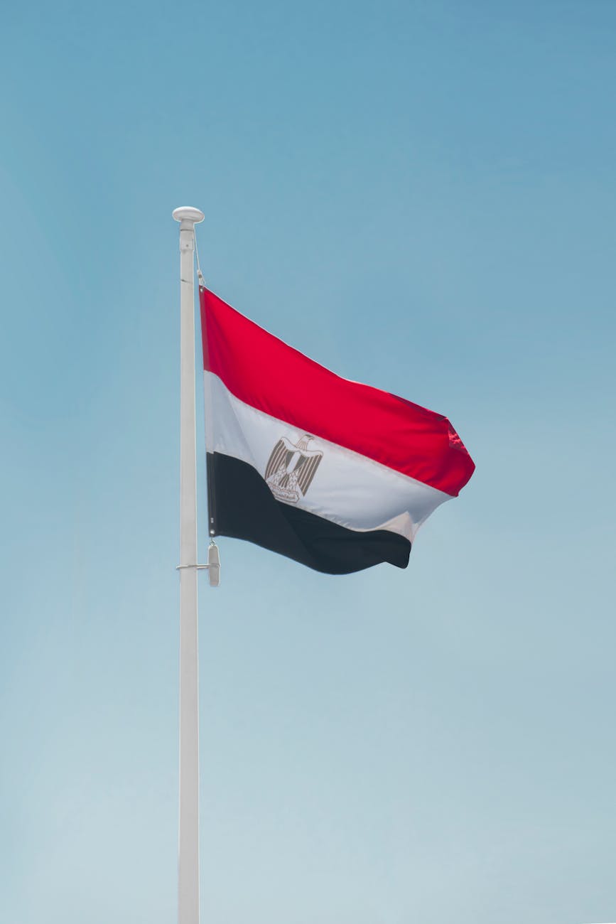 the national flag of egypt