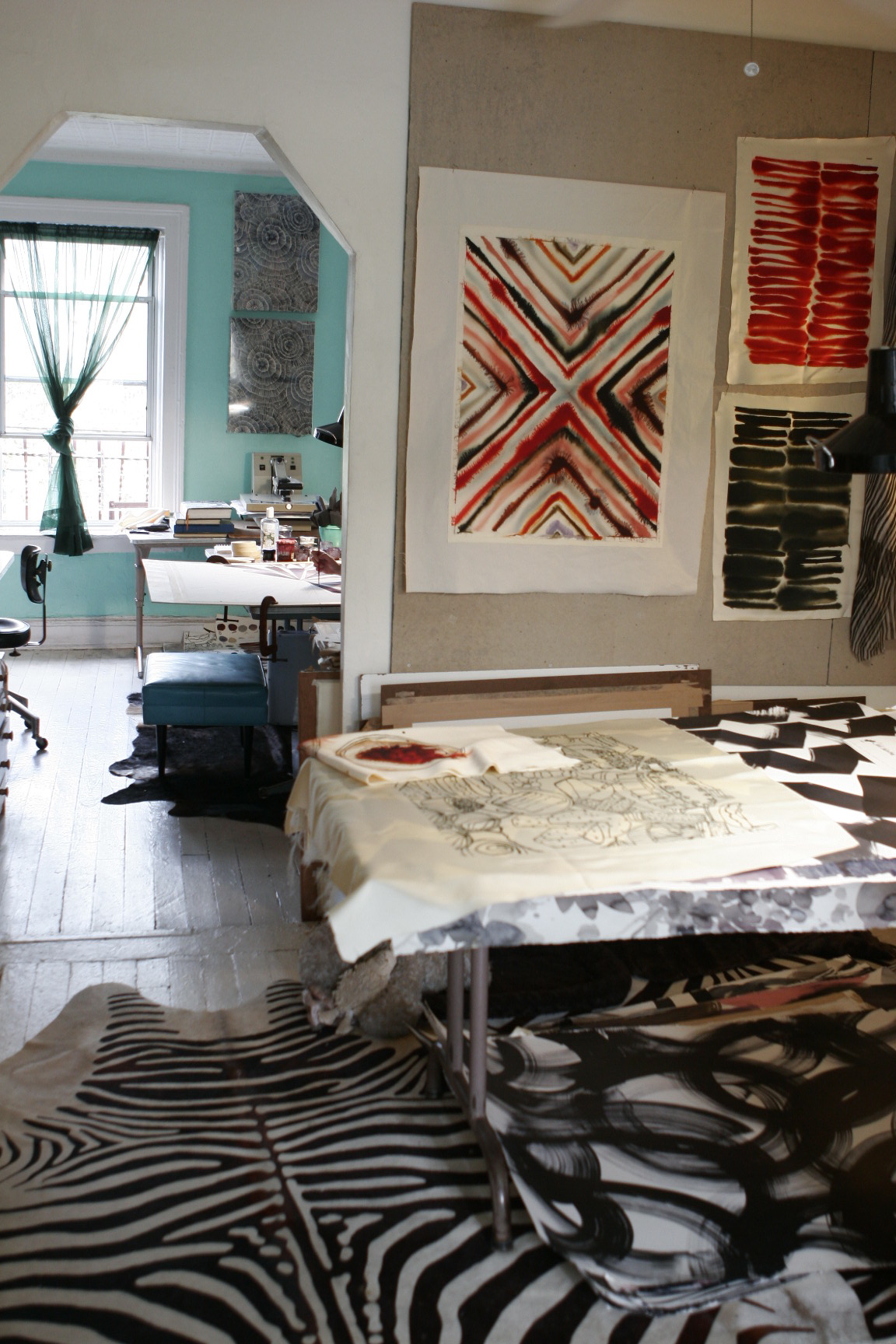 dream.create.inspire: textile designer + artist lourdes  Luli Sánchez and West Elm artist collab Set of 3 display picture 1