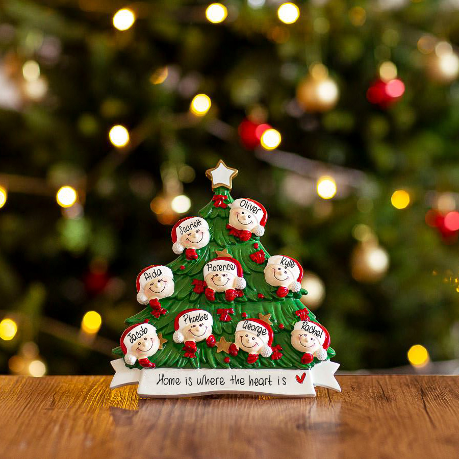 Christmas tree for 9 table decoration