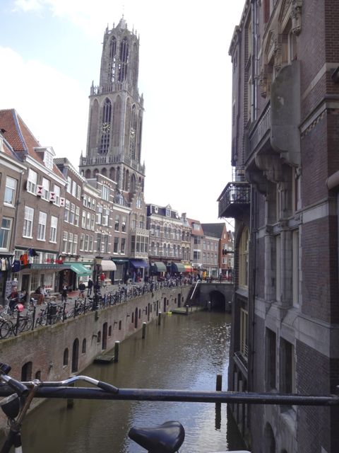 The canal with Die Dom in the background